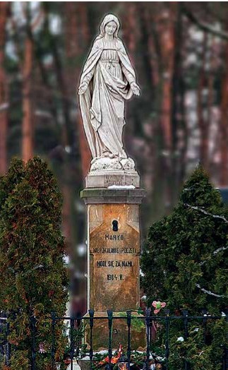 Figurę Matki Bożej Niepokalanie Poczętej w Legionowie zgłosił Grzegorz Kur. To ten obiekt jury uznało za najpiękniejszą