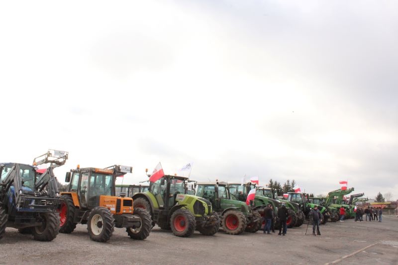 protest rolników w Łukowie 2
